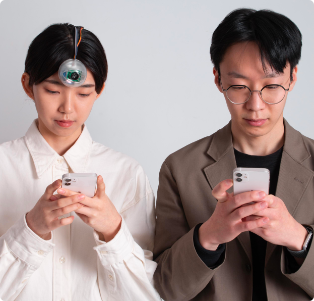 People Holding Phones