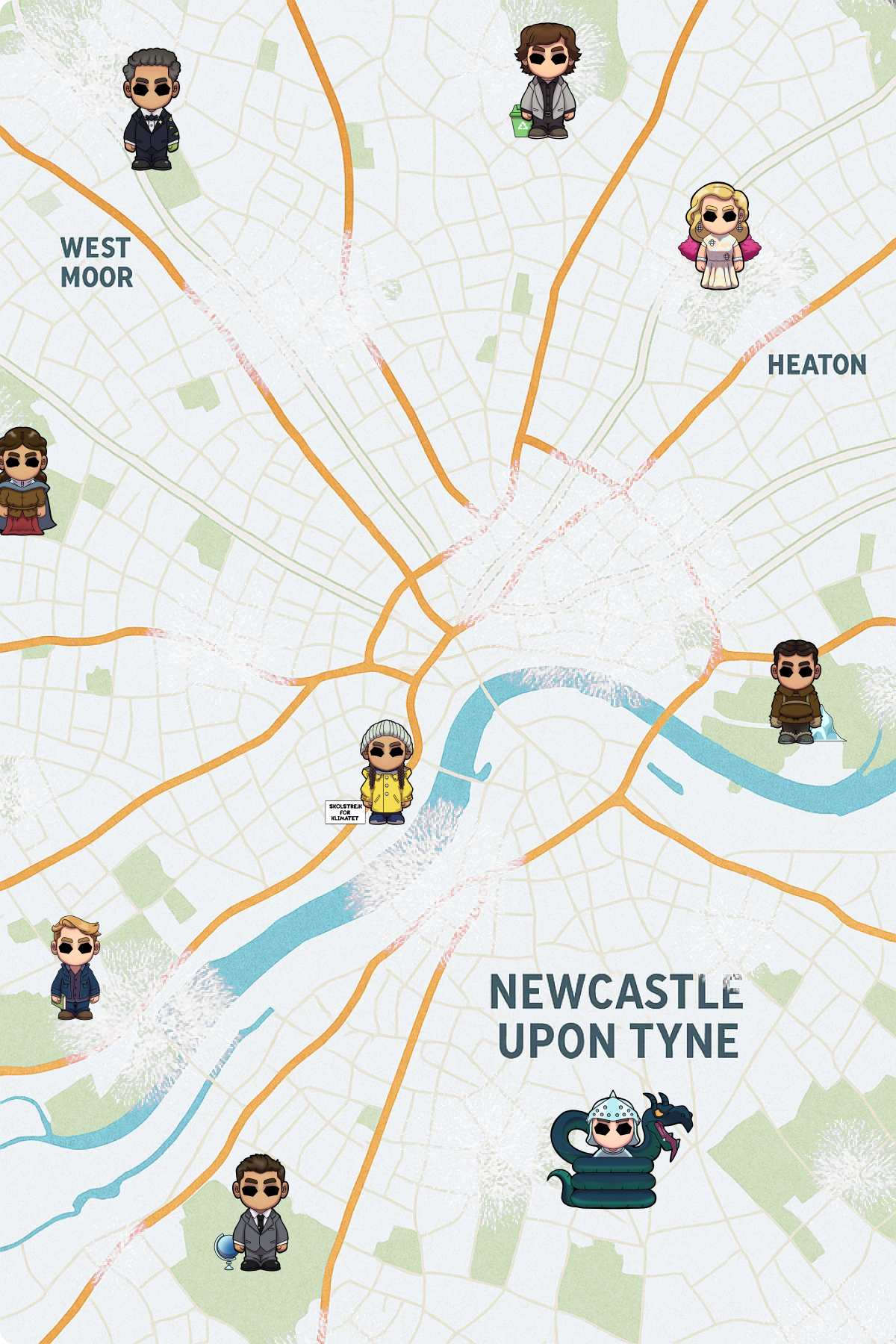 HIVE3.5 Newcastle Game Map