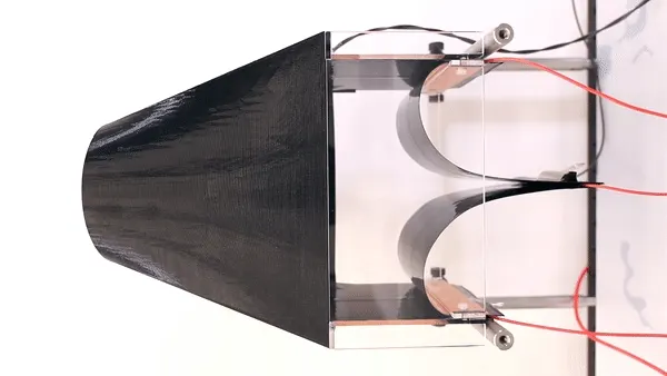 Eletrostatic Ribbon Actuator Prototype