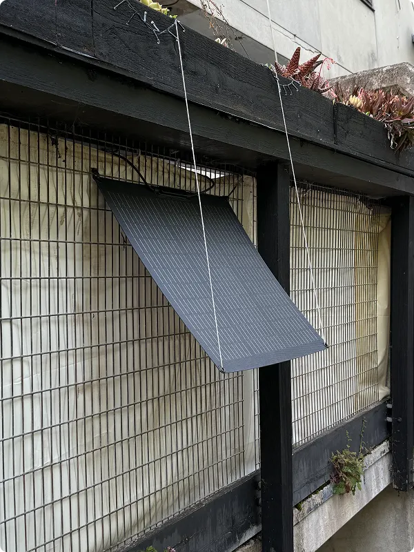 Solar powered Raspberry Pi setup showing the complete system assembly