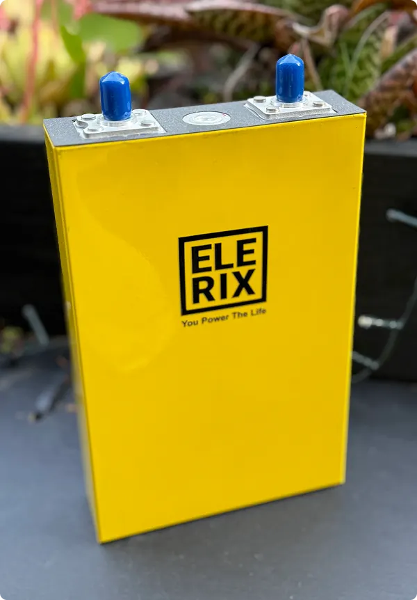 LiFePO4 battery showing terminal connections and safety features